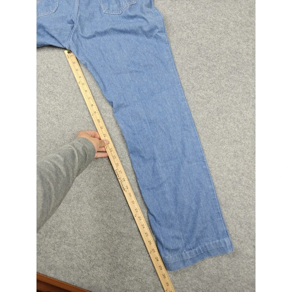 Vintage Levis Jeans Mens 34x32 Light Wash Relaxed Straight Orange Tab‎ Denim